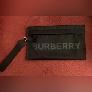 Burberry nylon wristlet